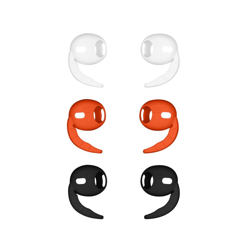 TV, Audio-Video si Foto - Portabile audio - Casti audio - Husa casti Kwmobile pentru Apple AirPods Pro 3, protectie la zgarieturi, Silicon, multicolor - Infinity.ro