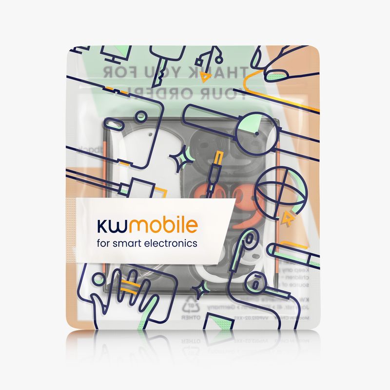 TV, Audio-Video si Foto - Portabile audio - Casti audio - Husa casti Kwmobile pentru Apple AirPods Pro 3, protectie la zgarieturi, Silicon, multicolor - Infinity.ro