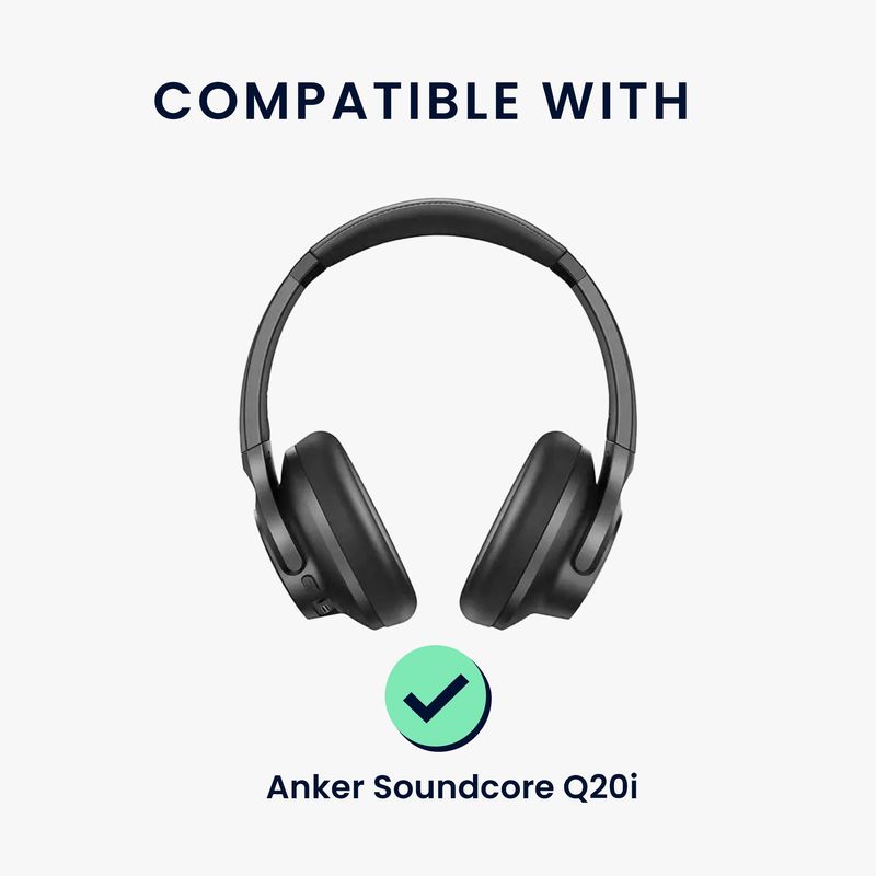 TV, Audio-Video si Foto - Portabile audio - Casti audio - Husa casti Kwmobile pentru Anker Soundcore Q20i, protectie la praf, Neopren, roz - Infinity.ro
