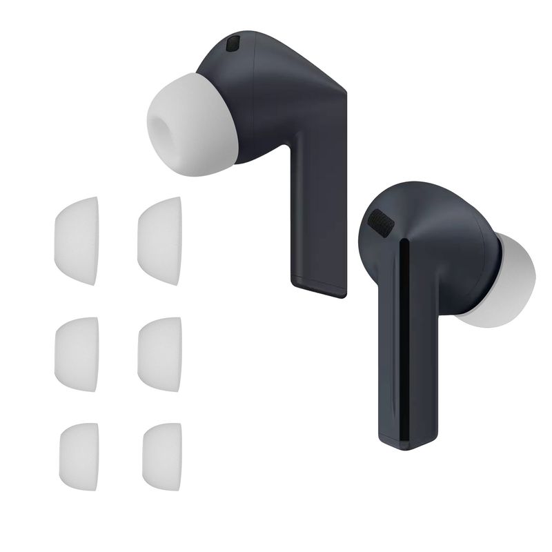 TV, Audio-Video si Foto - Portabile audio - Casti audio - Set 6 dopuri pentru casti Kwmobile pentru Samsung Galaxy Buds 3 FE, confort sporit, Silicon, alb - Infinity.ro