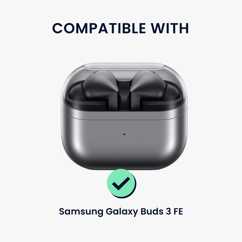 TV, Audio-Video si Foto - Portabile audio - Casti audio - Set 6 dopuri pentru casti Kwmobile pentru Samsung Galaxy Buds 3 FE, confort sporit, Silicon, alb - Infinity.ro