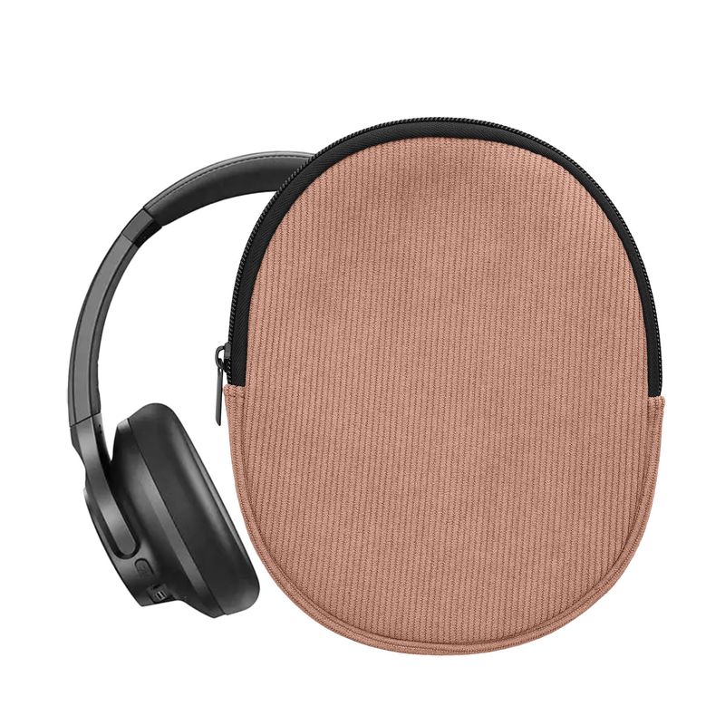 TV, Audio-Video si Foto - Portabile audio - Casti audio - Husa casti Kwmobile pentru Anker Soundcore Q20i, protectie la praf, Neopren, roz - Infinity.ro