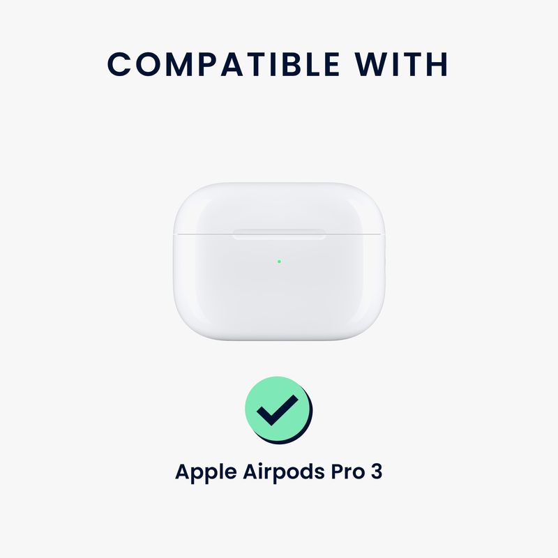 TV, Audio-Video si Foto - Portabile audio - Casti audio - Husa casti Kwmobile pentru Apple AirPods Pro 3, protectie la socuri, Termoplastic, mov - Infinity.ro