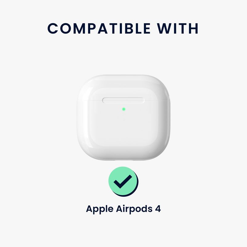 TV, Audio-Video si Foto - Portabile audio - Casti audio - Husa casti Kwmobile pentru Apple AirPods 4, protectie la socuri, Termoplastic, mov - Infinity.ro