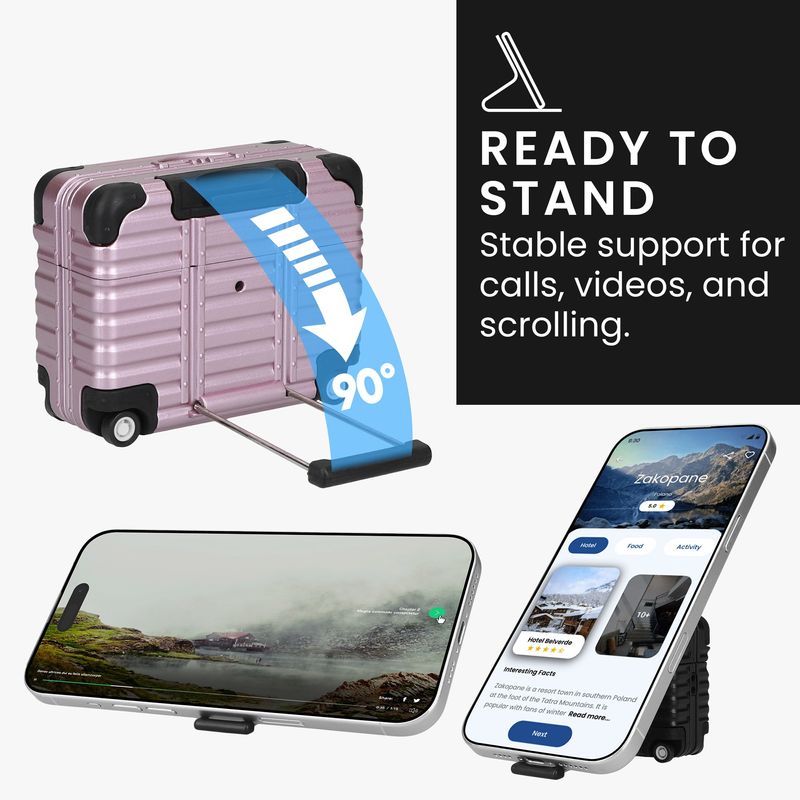 TV, Audio-Video si Foto - Portabile audio - Casti audio - Husa casti Kwmobile pentru Apple AirPods Pro 3, protectie la socuri, Termoplastic, mov - Infinity.ro