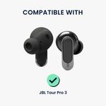 TV, Audio-Video si Foto - Portabile audio - Casti audio - Set 6 dopuri pentru casti Kwmobile pentru JBL Tour Pro 3, confort sporit, Silicon, negru - Infinity.ro