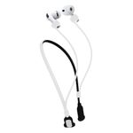 TV, Audio-Video si Foto - Portabile audio - Casti audio - Husa casti Kwmobile pentru Apple AirPods 3, AirPods 4, AirPods Pro, AirPods Pro 2, AirPods Pro 3, Silicon, alb, negru - Infinity.ro
