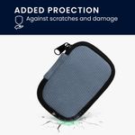 TV, Audio-Video si Foto - Portabile audio - Casti audio - Husa universala pentru casti Kwmobile, protectie la zgarieturi, Neopren, albastru - Infinity.ro