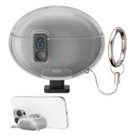 TV, Audio-Video si Foto - Portabile audio - Casti audio - Husa casti Kwmobile pentru Huawei FreeBuds 6i, functie stand, Termoplastic, negru - Infinity.ro