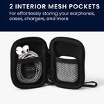 TV, Audio-Video si Foto - Portabile audio - Casti audio - Husa universala pentru casti Kwmobile, protectie la zgarieturi, Neopren, bej - Infinity.ro