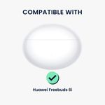 TV, Audio-Video si Foto - Portabile audio - Casti audio - Husa casti Kwmobile pentru Huawei FreeBuds 6i, functie stand, Termoplastic, negru - Infinity.ro