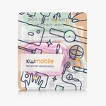 TV, Audio-Video si Foto - Portabile audio - Casti audio - Husa casti Kwmobile pentru Apple AirPods Pro 2, AirPods Pro, functie stand, Termoplastic, roz - Infinity.ro