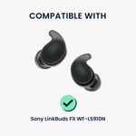 TV, Audio-Video si Foto - Portabile audio - Casti audio - Set 8 dopuri pentru casti Kwmobile pentru Sony LinkBuds Fit WF-LS910N, confort sporit, Silicon, negru - Infinity.ro