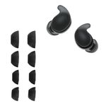 TV, Audio-Video si Foto - Portabile audio - Casti audio - Set 8 dopuri pentru casti Kwmobile pentru Sony LinkBuds Fit WF-LS910N, confort sporit, Silicon, negru - Infinity.ro