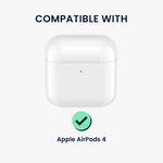 TV, Audio-Video si Foto - Portabile audio - Casti audio - Husa casti Kwmobile pentru Apple AirPods 4, functie stand, Termoplastic, roz, transparent - Infinity.ro