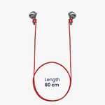 TV, Audio-Video si Foto - Portabile audio - Casti audio - Husa casti Kwmobile pentru Samsung Galaxy Buds 3, Anker Soundcore P20i, JBL Wave Beam, EarFun Air Pro 4, Silicon, rosu - Infinity.ro