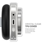 TV, Audio-Video si Foto - Portabile audio - Casti audio - Husa casti Kwmobile pentru Nothing Headphone (1), protectie la zgarieturi, Silicon, transparent - Infinity.ro