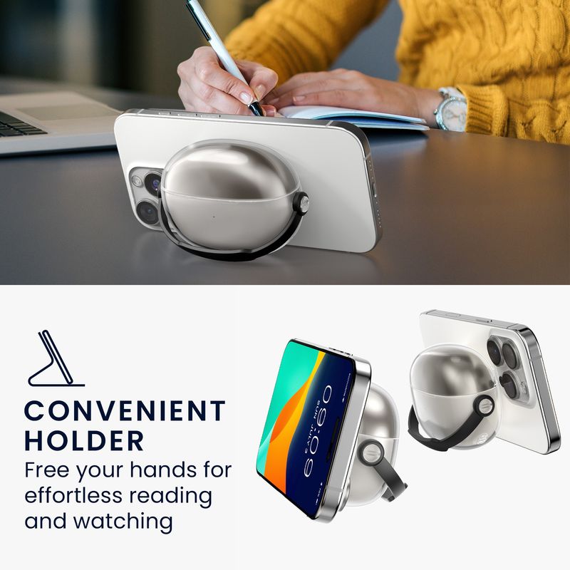 TV, Audio-Video si Foto - Portabile audio - Casti audio - Husa casti Kwmobile pentru Shokz OpenDots ONE, functie stand, Termoplastic, negru, transparent - Infinity.ro