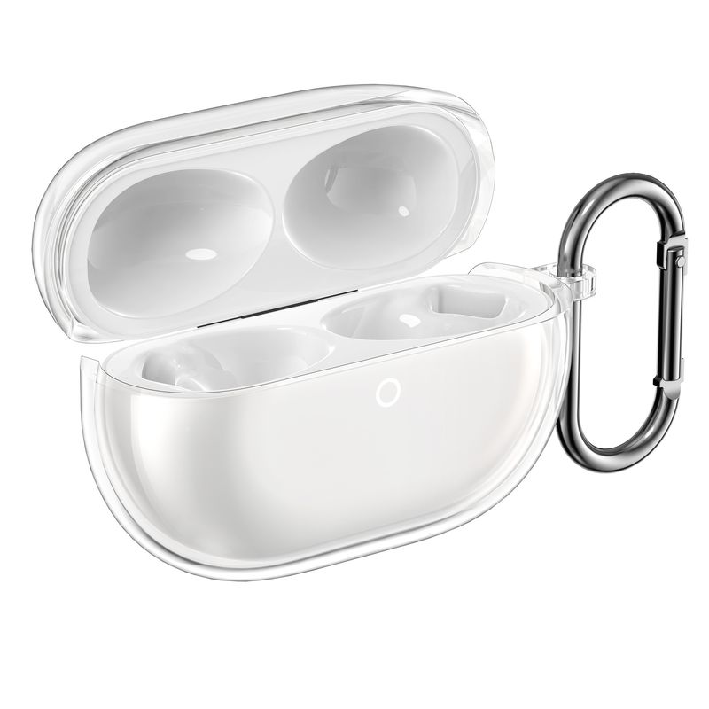 TV, Audio-Video si Foto - Portabile audio - Casti audio - Husa casti Kwmobile pentru Huawei FreeBuds Pro 5, anti-alunecare, Silicon, transparent - Infinity.ro