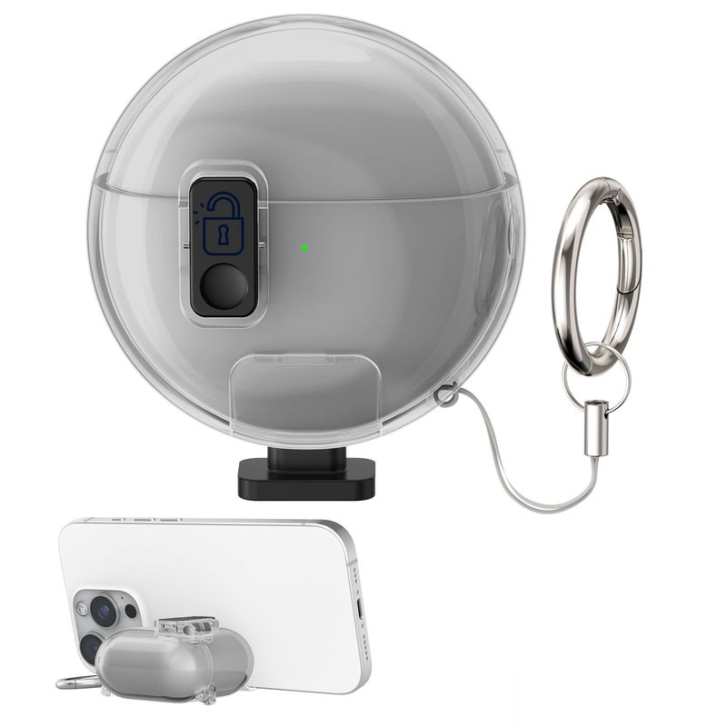 TV, Audio-Video si Foto - Portabile audio - Casti audio - Husa casti Kwmobile pentru Huawei FreeBuds 7i, functie stand, Termoplastic, negru - Infinity.ro