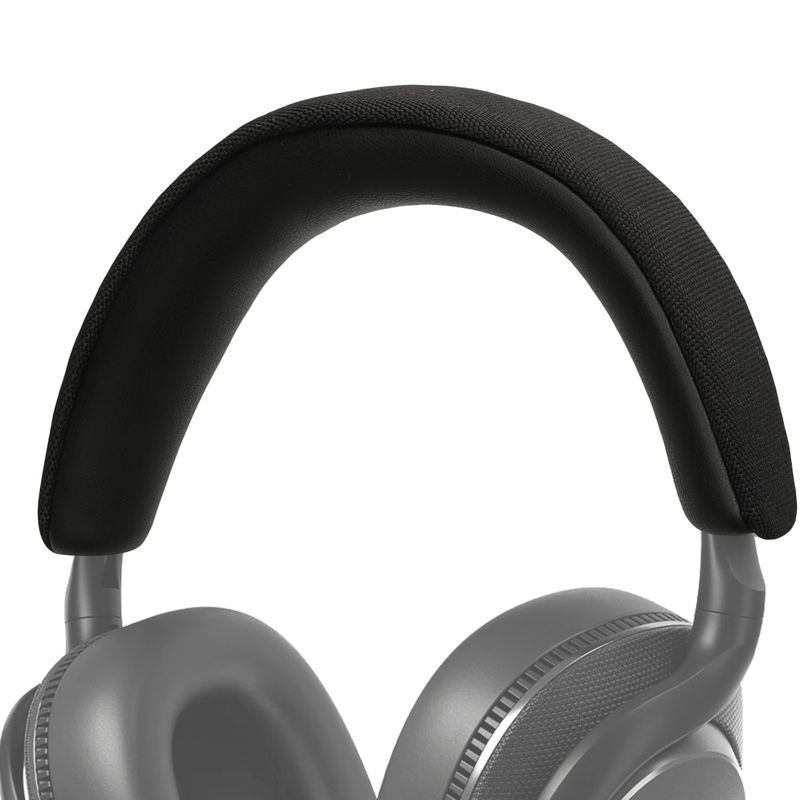 TV, Audio-Video si Foto - Portabile audio - Casti audio - Husa casti Kwmobile pentru Bowers & Wilkins PX7 S2, PX 8, protectie la zgarieturi, Piele ecologica, negru - Infinity.ro
