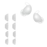 TV, Audio-Video si Foto - Portabile audio - Casti audio - Set 8 dopuri pentru casti Kwmobile pentru Sony LinkBuds Fit WF-LS910N, confort sporit, Silicon, alb - Infinity.ro