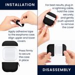 TV, Audio-Video si Foto - Portabile audio - Casti audio - Husa casti Kwmobile pentru Apple AirPods Pro 2, AirPods Pro, anti-alunecare, Piele ecologica, portocaliu - Infinity.ro