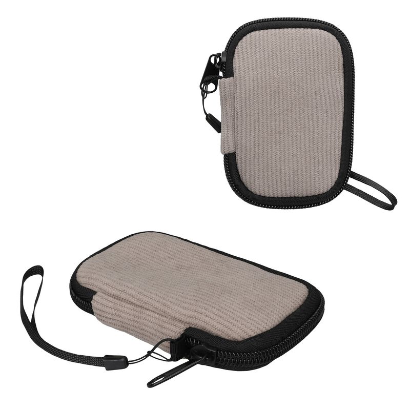 TV, Audio-Video si Foto - Portabile audio - Casti audio - Husa universala pentru casti Kwmobile, protectie la zgarieturi, Neopren, gri - Infinity.ro