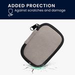 TV, Audio-Video si Foto - Portabile audio - Casti audio - Husa universala pentru casti Kwmobile, protectie la zgarieturi, Neopren, gri - Infinity.ro