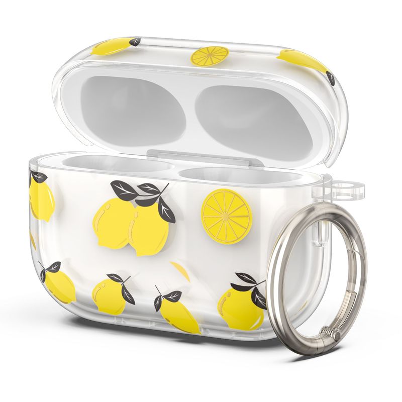 TV, Audio-Video si Foto - Portabile audio - Casti audio - Husa casti Kwmobile pentru Apple AirPods Pro 3, protectie la zgarieturi, Termoplastic, galben, transparent - Infinity.ro