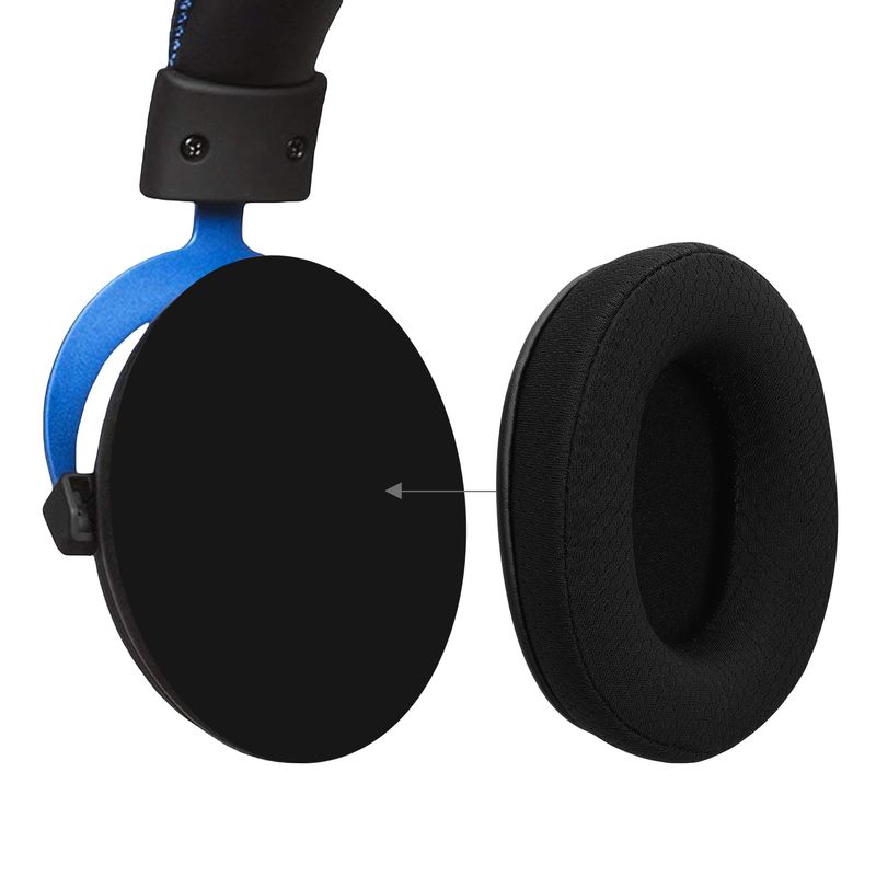 TV, Audio-Video si Foto - Portabile audio - Casti audio - Set 2 pernite pentru casti Kwmobile pentru Kingston HyperX Cloud Alpha S, confort sporit, Textil, negru - Infinity.ro
