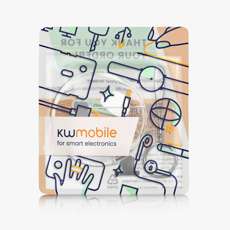 TV, Audio-Video si Foto - Portabile audio - Casti audio - Husa casti Kwmobile pentru Huawei FreeBuds 7i, functie stand, Termoplastic, transparent - Infinity.ro