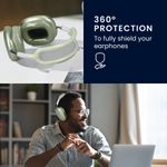 TV, Audio-Video si Foto - Portabile audio - Casti audio - Set 5 pernite pentru casti Kwmobile pentru Apple AirPods Max, AirPods Max 2, antisoc, Termoplastic, transparent, verde - Infinity.ro