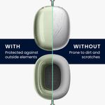 TV, Audio-Video si Foto - Portabile audio - Casti audio - Set 5 pernite pentru casti Kwmobile pentru Apple AirPods Max, AirPods Max 2, antisoc, Termoplastic, transparent, verde - Infinity.ro