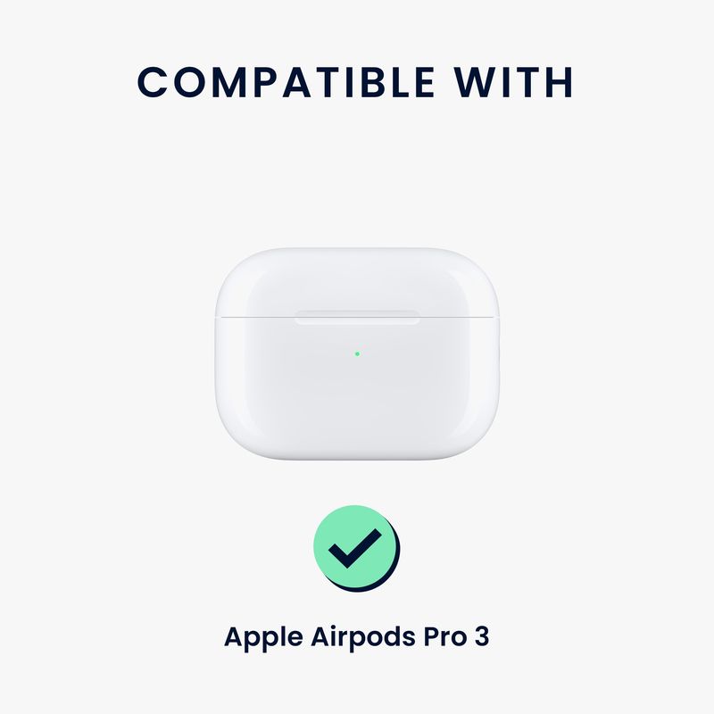 TV, Audio-Video si Foto - Portabile audio - Casti audio - Husa casti Kwmobile pentru Apple AirPods Pro 3, protectie la socuri, Termoplastic, multicolor - Infinity.ro