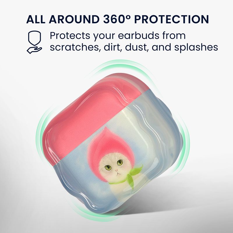 TV, Audio-Video si Foto - Portabile audio - Casti audio - Husa casti Kwmobile pentru Apple AirPods Pro 3, protectie la socuri, Termoplastic, portocaliu - Infinity.ro