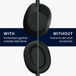TV, Audio-Video si Foto - Portabile audio - Casti audio - Husa casti Kwmobile pentru Sony WH-1000XM6, protectie la socuri, Silicon, negru - Infinity.ro