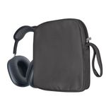 TV, Audio-Video si Foto - Portabile audio - Casti audio - Husa casti Kwmobile pentru Apple AirPods Max, AirPods Max 2, protectie la socuri, Nylon, gri - Infinity.ro