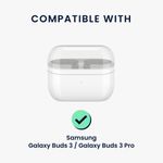 TV, Audio-Video si Foto - Portabile audio - Casti audio - Husa casti Kwmobile pentru Samsung Galaxy Buds 3, Galaxy Buds 3 Pro, functie stand, Termoplastic, mov - Infinity.ro