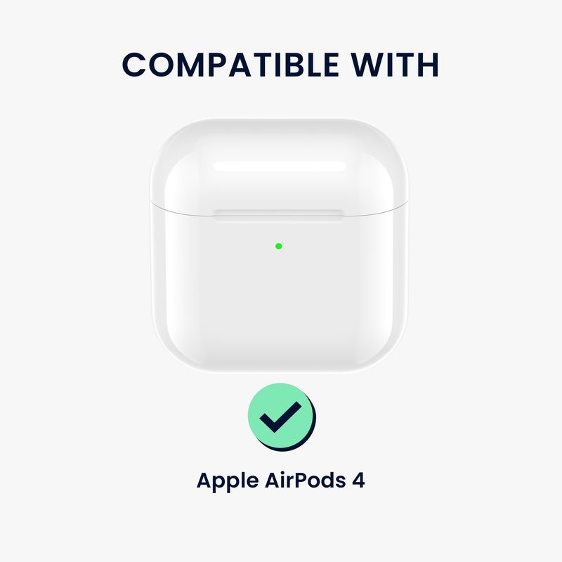 TV, Audio-Video si Foto - Portabile audio - Casti audio - Husa casti Kwmobile pentru Apple AirPods 4, functie stand, Termoplastic, mov, transparent - Infinity.ro