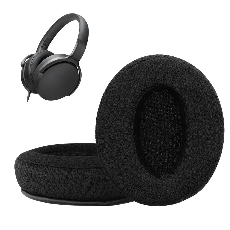 TV, Audio-Video si Foto - Portabile audio - Casti audio - Set 2 pernite pentru casti Kwmobile pentru Sennheiser HD400S, HD450SE, HD458BT, confort sporit, Textil, negru - Infinity.ro