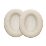 TV, Audio-Video si Foto - Portabile audio - Casti audio - Set 2 pernite pentru casti Kwmobile pentru Anker Soundcore Q11i, confort sporit, Piele ecologica, alb - Infinity.ro
