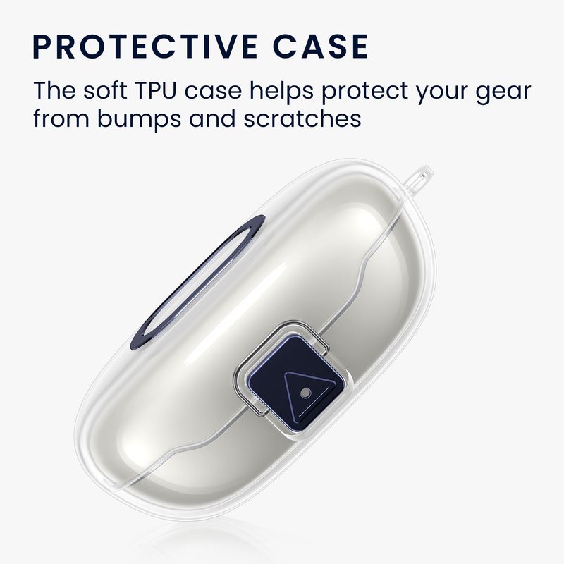 TV, Audio-Video si Foto - Portabile audio - Casti audio - Husa casti Kwmobile pentru JBL Endurance Peak 3, anti-alunecare, Silicon, transparent - Infinity.ro