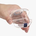 TV, Audio-Video si Foto - Portabile audio - Casti audio - Husa casti Kwmobile pentru JBL Endurance Peak 3, anti-alunecare, Silicon, transparent - Infinity.ro