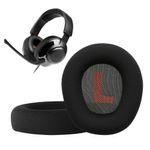 TV, Audio-Video si Foto - Portabile audio - Casti audio - Set 2 pernite pentru casti Kwmobile pentru JBL Quantum 100M2, confort sporit, Textil, negru - Infinity.ro