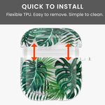 TV, Audio-Video si Foto - Portabile audio - Casti audio - Husa casti Kwmobile pentru Apple AirPods 4, protectie la zgarieturi, Termoplastic, verde, transparent - Infinity.ro
