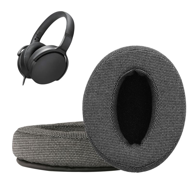 TV, Audio-Video si Foto - Portabile audio - Casti audio - Set 2 pernite pentru casti Kwmobile pentru Sennheiser HD400S, HD450SE, HD458BT, confort sporit, Textil, gri - Infinity.ro
