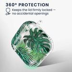 TV, Audio-Video si Foto - Portabile audio - Casti audio - Husa casti Kwmobile pentru Apple AirPods 4, protectie la zgarieturi, Termoplastic, verde, transparent - Infinity.ro