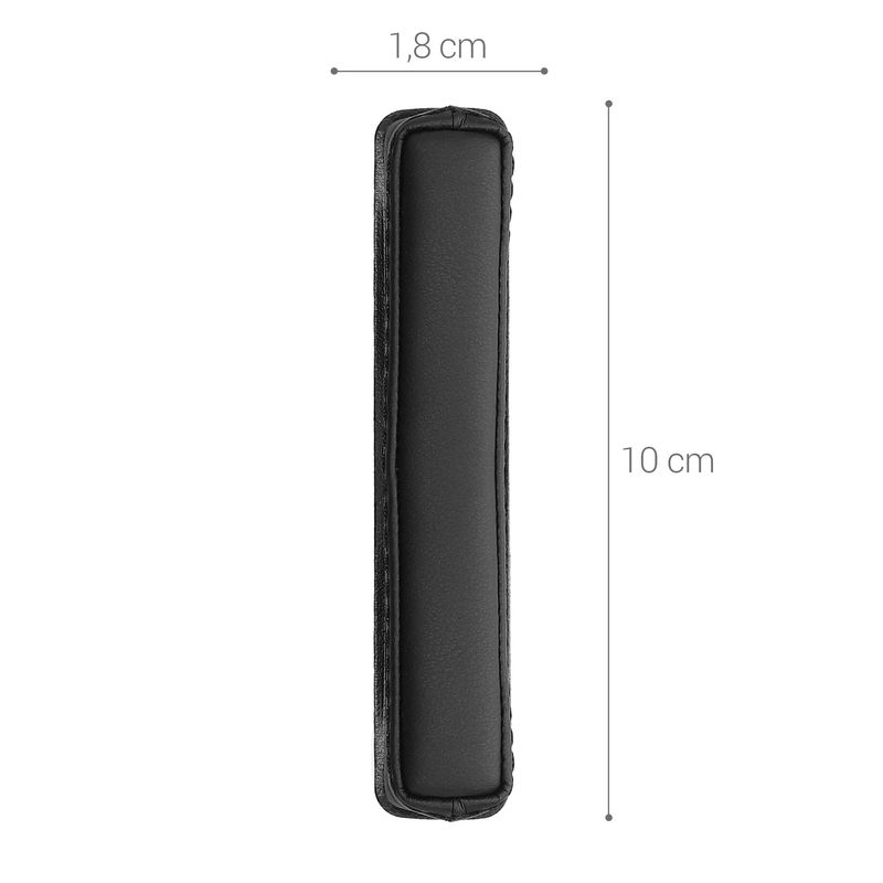 TV, Audio-Video si Foto - Portabile audio - Casti audio - Banda pentru casti Kwmobile pentru Logitech Astro A50, A40, protectie la zgarieturi, Piele ecologica, negru - Infinity.ro