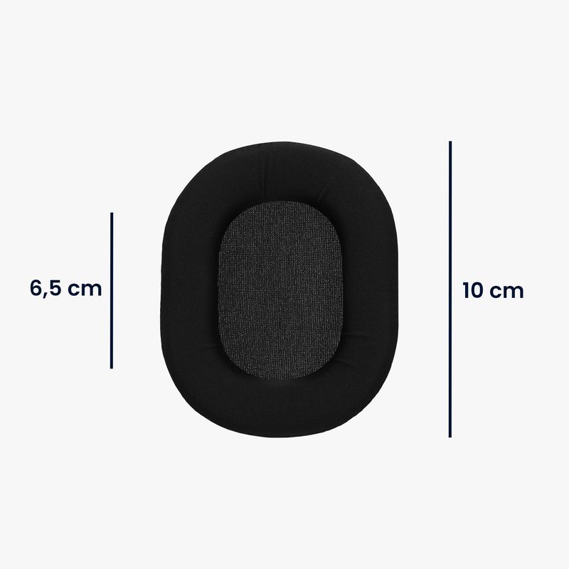 TV, Audio-Video si Foto - Portabile audio - Casti audio - Set 2 pernite pentru casti Kwmobile pentru Corsair HS55, confort sporit, Piele ecologica, negru - Infinity.ro